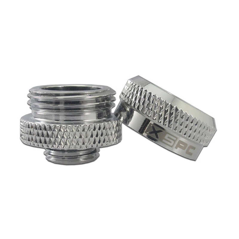 XSPC jungtis G1/4–14 mm kietavam vamzdeliui, chromuota – 8 vnt.