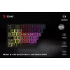 Žaidimų klaviatūra Savio SAVGK-PHENIX RED PUDDING Mechaninė RGB Belaidė