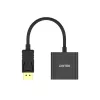 UNITEK Y-5118E DisplayPort į VGA adapteris juodas vyriškas
