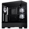 PHANTEKS XT View Matrix PC korpusas, Midi-Tower, E-ATX, grūdintas stiklas, Matrix LED - juodas (PH-XT523VM1_DBK01)