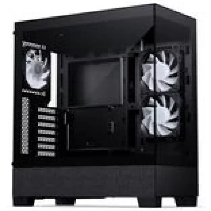 PHANTEKS XT View Matrix PC korpusas, Midi-Tower, E-ATX, grūdintas stiklas, Matrix LED - juodas (PH-XT523VM1_DBK01)