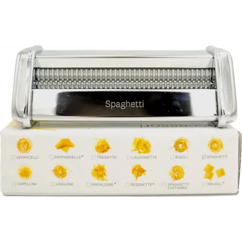 Spaghetti priedas Marcato AC-150-SPA 2mm Chromas Aliuminis Plienas
