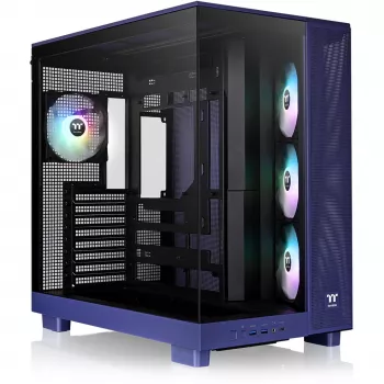 View 380 XL TG ARGB, korpusas violetinis, grūdintas stiklas x 2
