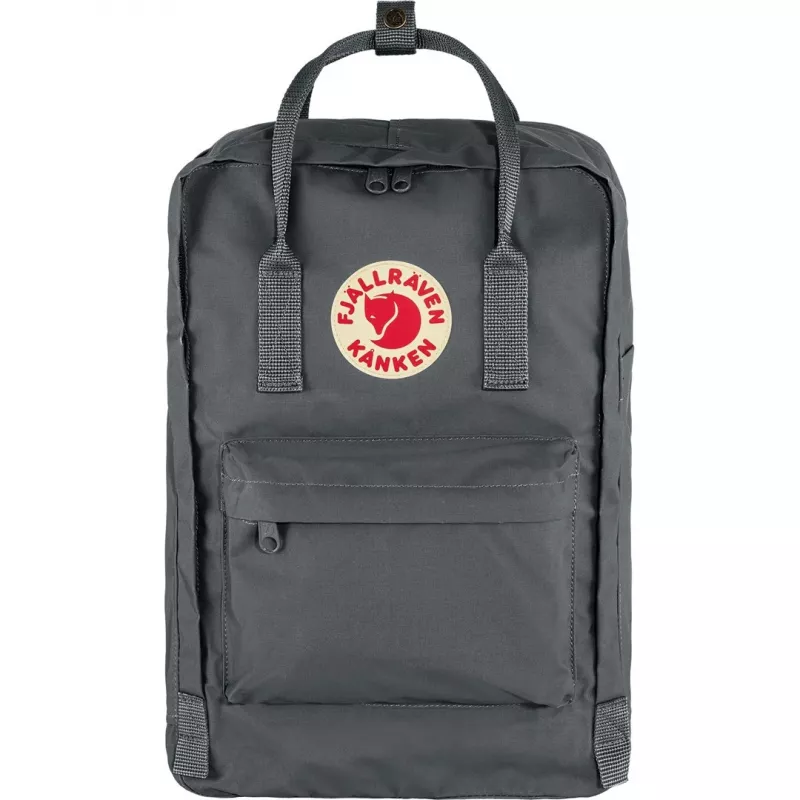 Casual backpack Fjällräven Kanken Laptop 15 inch Pilka — 280×160×400 mm, Polyamide/PP/Vinyl
