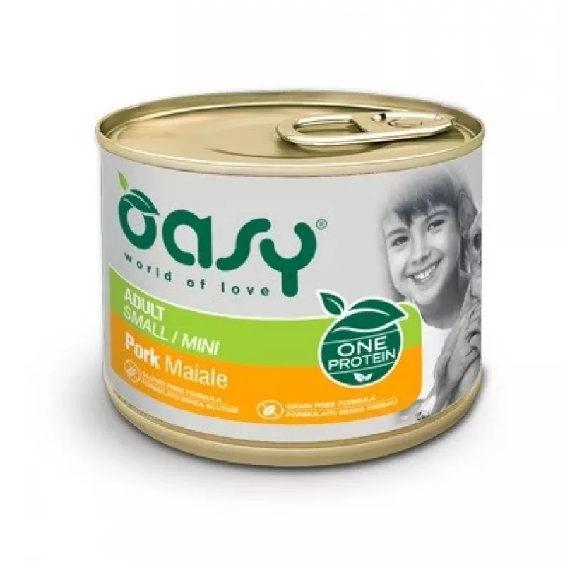 Oasy One Protein Adult Small/Mini Pork 200gr