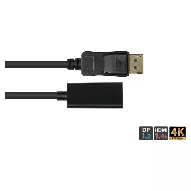 Good Connections adapteris DisplayPort 1.2 St į HDMI 1.4b Bu 4K @30Hz apie 20cm