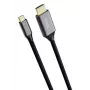 USB-C į HDMI kabelis TRUST CALYX 25630, 4K (3840x2160), 2 m, juodas, vyriškas-vyriškas