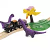 Brio World Dinozaurų nuotykių rinkinys, geležinkelis