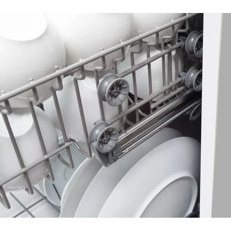Indaplovė AMICA DFM41E6qWMG — įmontuojama, 13 komplektų, 49 dB, energijos klasė E