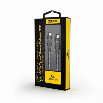 USB laidas Gembird CC-USB2B-CMCM60 1,5 m USB C pilkas