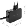 Qoltec PD 120W Turbo Fast Charger | 5-28V | 3-4.5A | USB-C | Juoda
