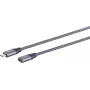 USB laidas S/CONN 13-46010 USB 3.2 Gen 2x2 0,5 m juodas