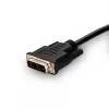 DVI į HDMI/USB/GARSO kabelis DVI/HDMI MM USB A/B 10IN