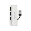Belkin USB 2.0 4 prievadų kelionių koncentratorius, sidabrinis, F4U021bt