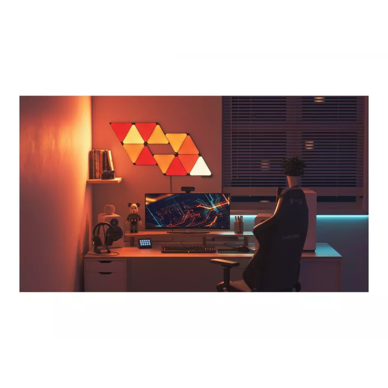 Išmanusis skydas Nanoleaf NL47-0101TW-3PK Wi-Fi Juoda 3 vnt.