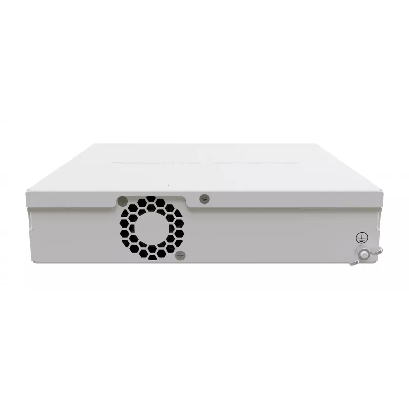 Valdomas L3 komutatorius MikroTik CRS310-8G+2S+IN — 8× 2.5G RJ-45, 2× SFP+, PoE, 1U rack-mount, Baltas