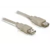 USB 2.0 prailginimo laidas DeLOCK 82240 3 m pilkas