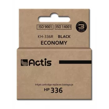Rašalo kasetė ACTIS KH-336R, suderinama su HP, juodas pigmentinis rašalas, 9 ml, standartinė išeiga, vienoje pakuotėje