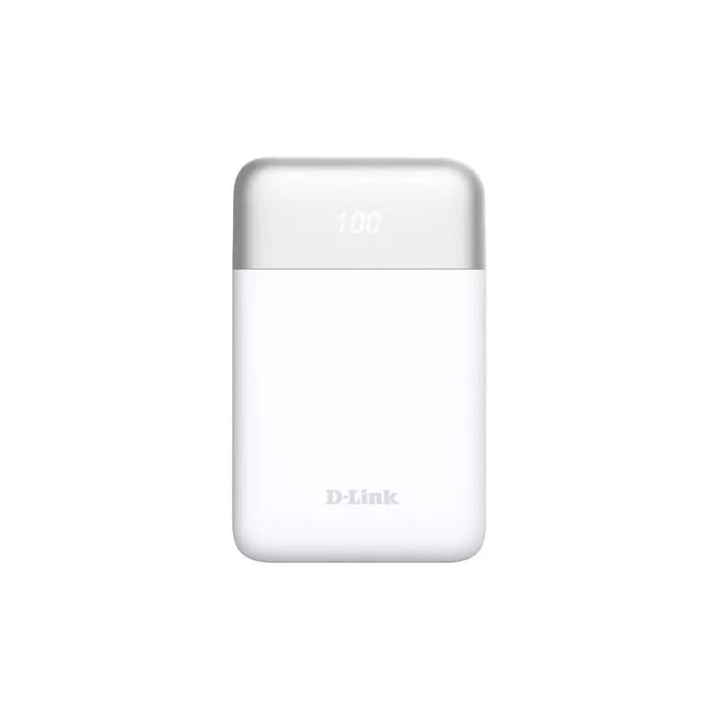 D-Link 10000mAh išorinė baterija, 10000 mAh, Balta