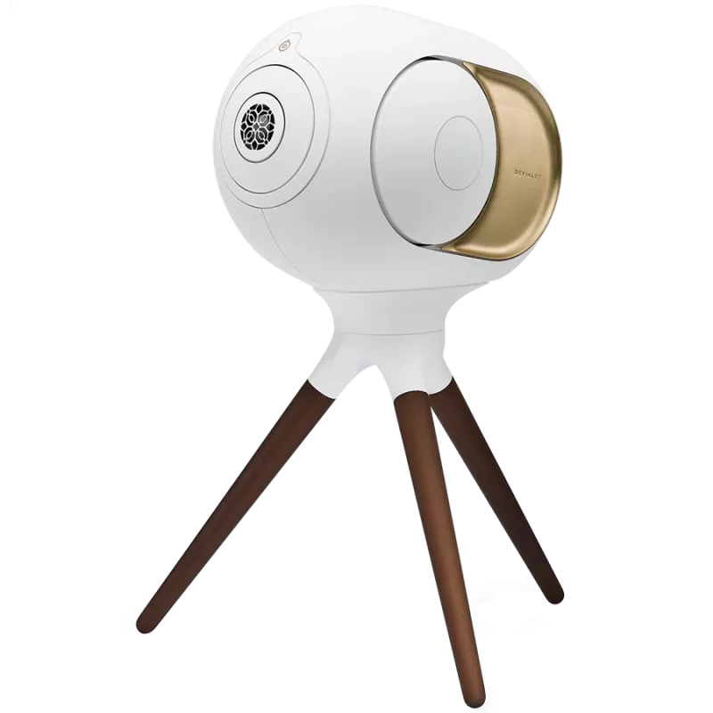 Ant grindų pastatomas garsiakalbis DEVIALET VT811 White Matte – Treepod dizainas, pasyvus garsiakalbis