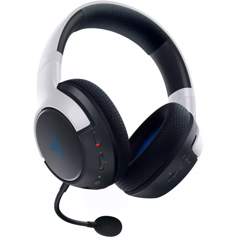 Razer Kaira HyperSpeed ausinės Belaidis lankelis Žaidimai USB Type-C Bluetooth Balta, Juoda