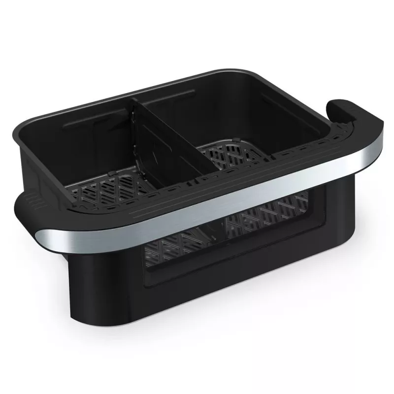 Karšto oro gruzdintuvė Tristar FR-9078 Double 10 L, 2800 W, jutiklinis valdymas, LCD, juoda / nerūdijantis plienas