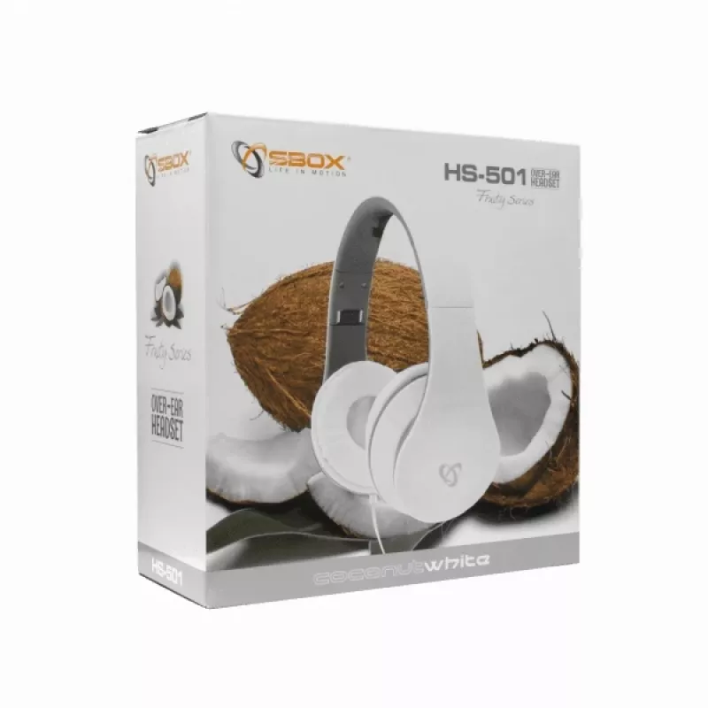 Sbox HS-501 Juodaberry Balta
