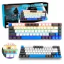 Mechaninė klaviatūra MEDIA-TECH MT1259 Red Core MX60, 60% formato, CHERRY MX Red jungikliai, RGB apšvietimas, USB, aukšto profilio klavišai