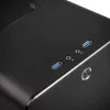 RAIJINTEK METIS PLUS ALS Mini-ITX korpusas - juodas - Korpusas - Mini-ITX