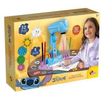 Stitch piešimo projektorius mokyklinis rinkinys