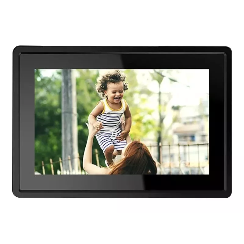 Denver PFF-1021BLACK skaitmeninis nuotraukų rėmelis Juodas 25,6 cm (10,1 inch) jutiklinis ekranas, Wi-Fi