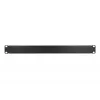 Rack blanking panel Extralink Front Blank Panel 1U 19 inch Juoda, steel housing