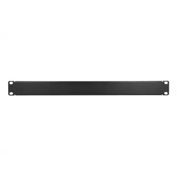 Rack blanking panel Extralink Front Blank Panel 1U 19 inch Juoda, steel housing