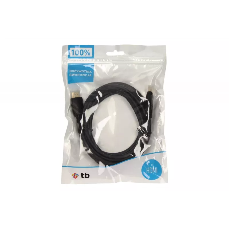 TB V 1.4-HDMI-kabelis auksuotas 3m.