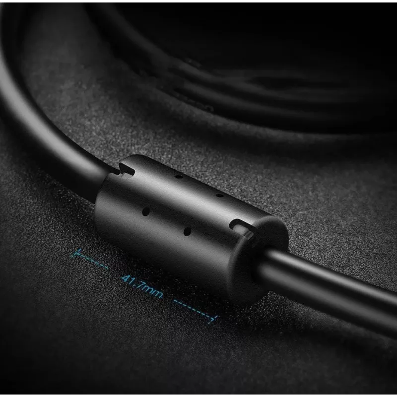 USB laidas UGREEN US132 Mini-USB 1 m — juodas, 480 Mbit/s, greitas įkrovimas