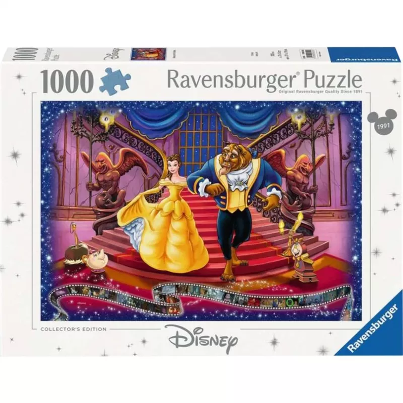 Puzzle Disney Collector's Edition - Grožis ir pabaisa (1000 dalių)