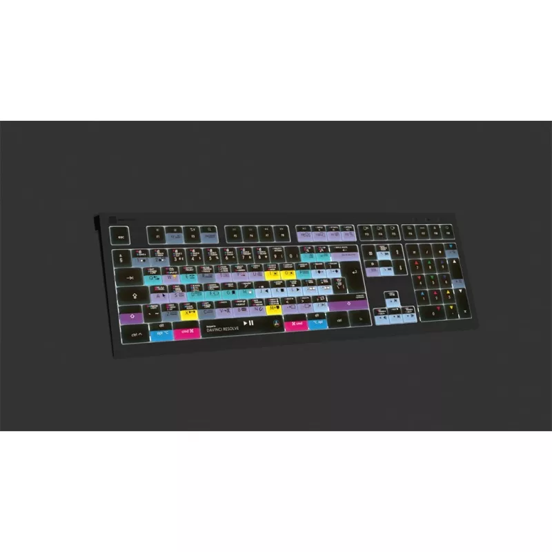 Logickeyboard ASTRA 2 klaviatūra USB QWERTY Anglų Juoda Pilno dydžio 104 klavišai