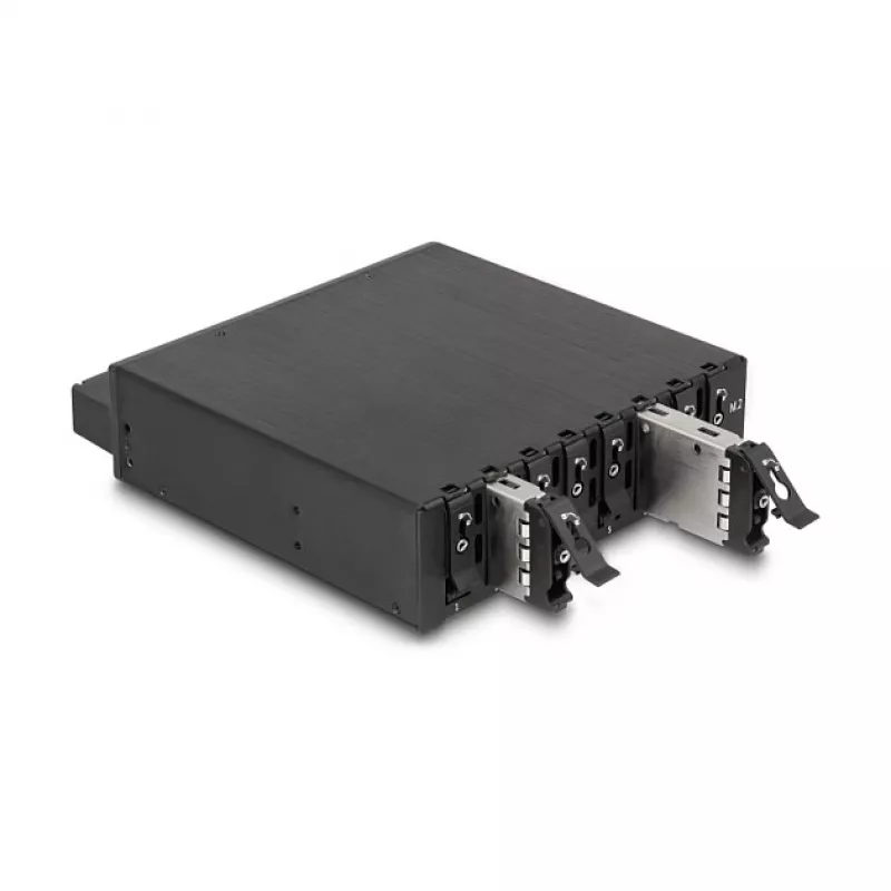 Saugojimo diskų dėklas DeLOCK 5.25 colio mobilus laikiklis 8 x M.2 NVMe SSD