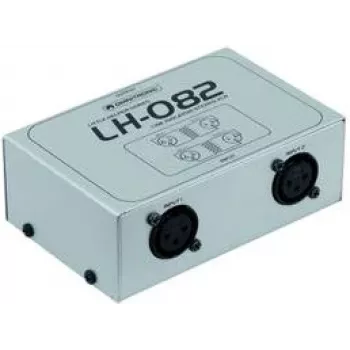 Stereo linijos izoliatoriaus stovas 19 colių Omnitronic LH-082 2 kanalų