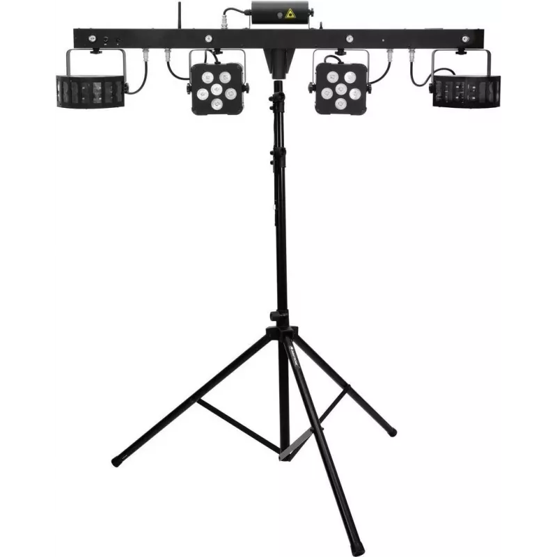 LED lazerinio strypo komplektas EUROLITE KLS PRO FX su M-4 garsiakalbių stovais apšvietimo sistema