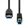 USB 3.2 Gen1 A į B kabelis ProXtend USB3AB-0005, 5 m, USB 3.2 Gen1 (iki 5 Gbps)
