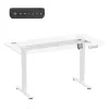 Elektrinis reguliuojamo aukščio ergonominis biuro stalas ER-400 W — maks. aukštis 1160 mm, maks. apkrova 80 kg
