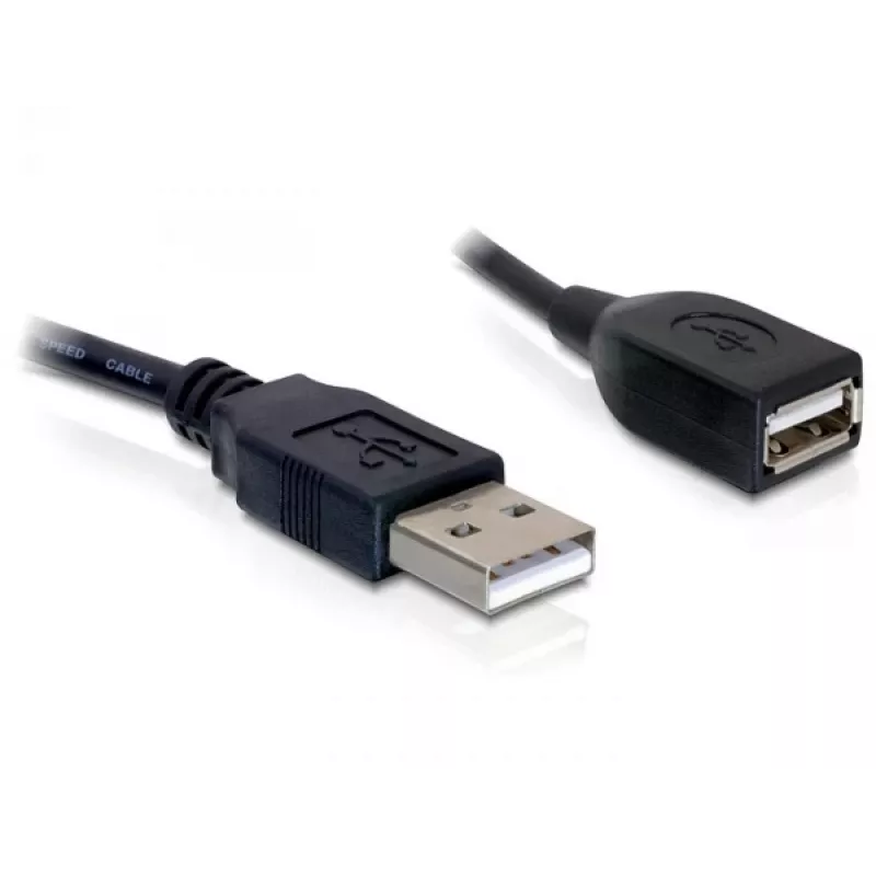 USB 2.0 ilginimo laidas DeLOCK 82457 0,15 m juodas