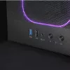 PC korpusas TACENS MARS MC‑NEBULA Midi Tower su grūdintu stiklu, keturiais 120 mm aRGB ventiliatoriais, palaiko ATX, GPU iki 30,2 cm