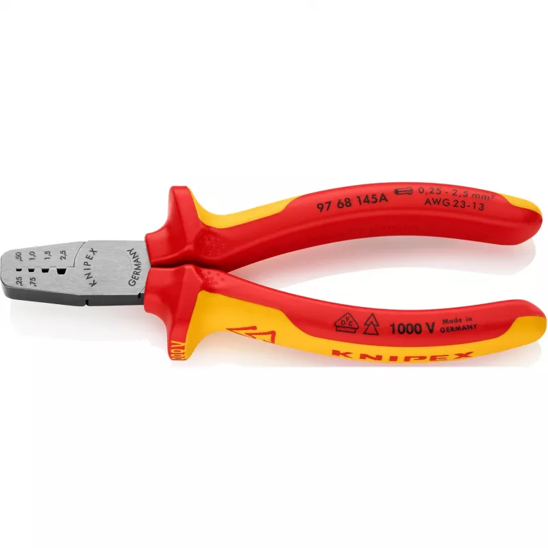 Kabelių užspaudimo kombinuotas įrankis Knipex 97 68 145 A