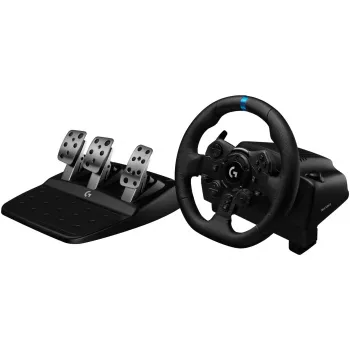 Logitech G G923 SE Juoda USB 2.0 Vairas + pedalai + vairalazdė PC, PlayStation 4, PlayStation 5 (991-000531)