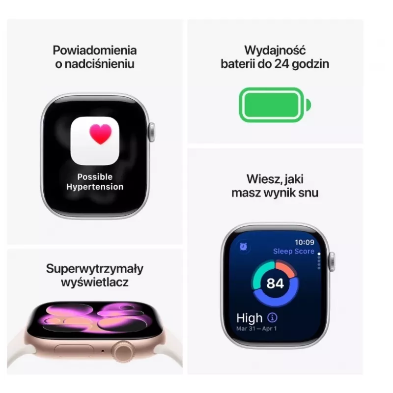 Išmanusis laikrodis „Apple Watch Series 11“ GPS + Cellular 46 mm, tamsiai pilkas titano korpusas, juodas sportinis dirželis M/L