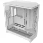 PC korpusas NZXT H9 Flow Midi Tower baltas — ATX/EATX/Micro ATX/Mini-ITX, 3x140 mm priekyje, 1x120 mm gale, 2x3,5 col. ir 6x2,5 col. nišos, grūdintas stiklas