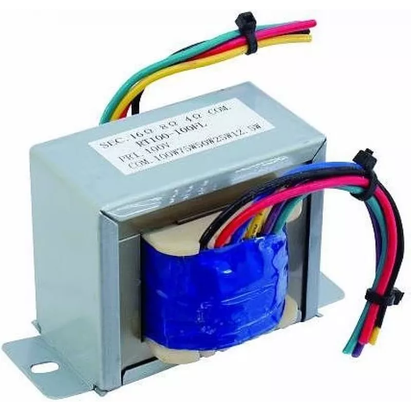 Garso transformatorius Omnitronic ELA-T100 100W – linijinis derinimo transformatorius, skirtas 100 W PA sistemoms