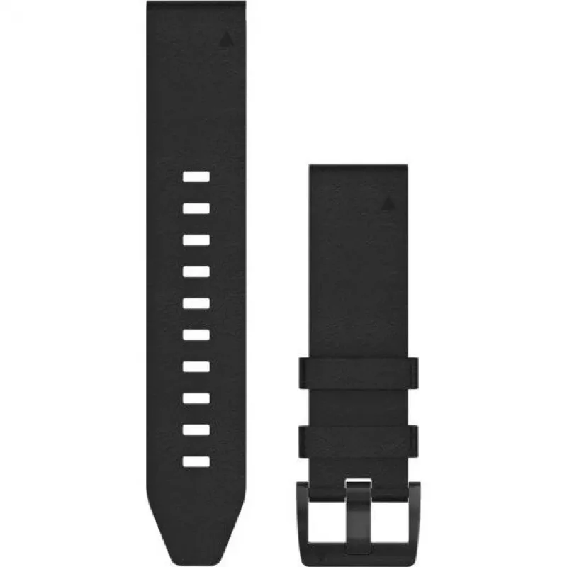 Garmin QuickFit juoda odinė juostelė 010-12740-01